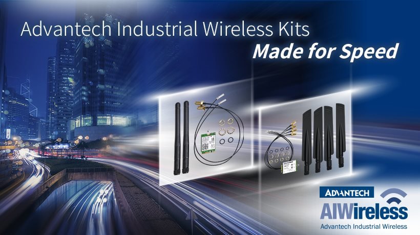Advantech führt einsatzbereite Wi-Fi 5/BT 5.0 und LTE Cat.16  Wireless-Kits ein, die Time-to-Market durch bereits vorhandene Zertifizierungen verkürzen